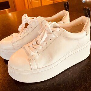 Ash Move Platform Leather Sneakers